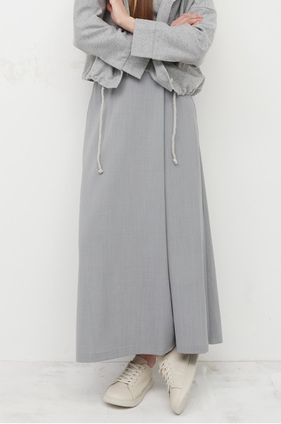 Штани хакама вовна світлий сірий (БР 93/2)